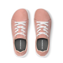 Skinners Sneaker Walker (Premium-Leder, breite Zehenbox) pink/weiss Damen